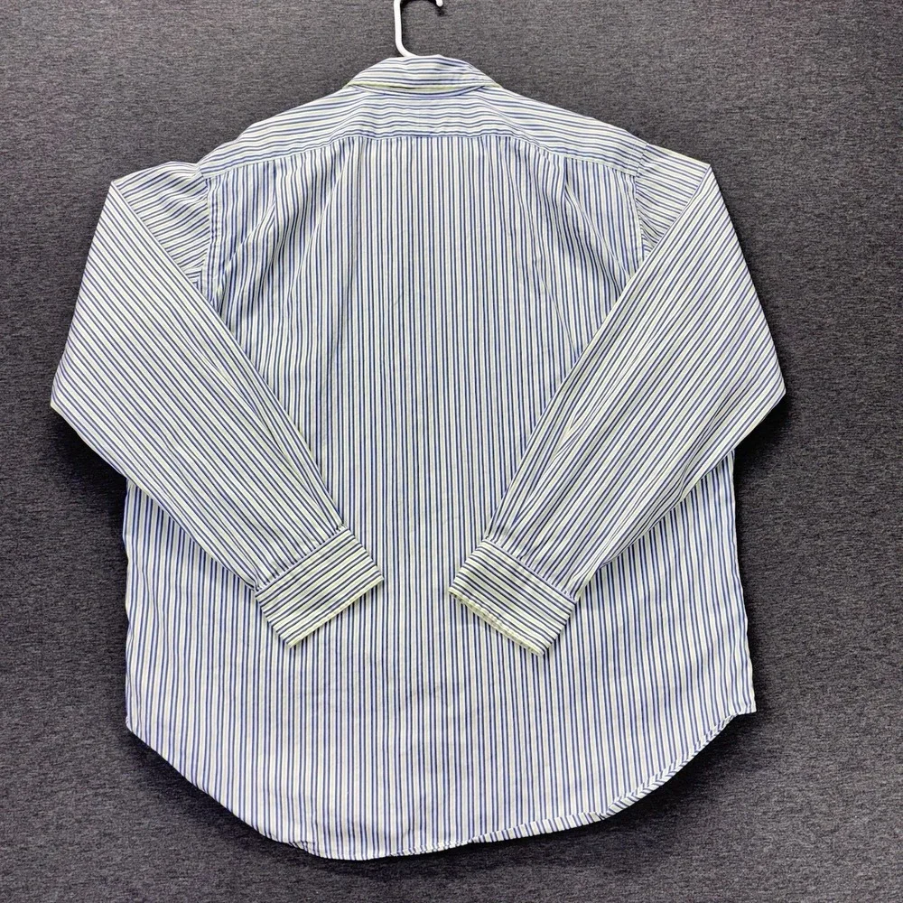 Vintage‎ polo Ralph Lauren shirt mens XL classic fit striped long sleeve Preppy